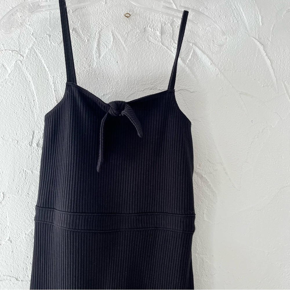 Abercrombie & Fitch Black Ribbed Jumpsuit Size Small - Picture 3 of 9